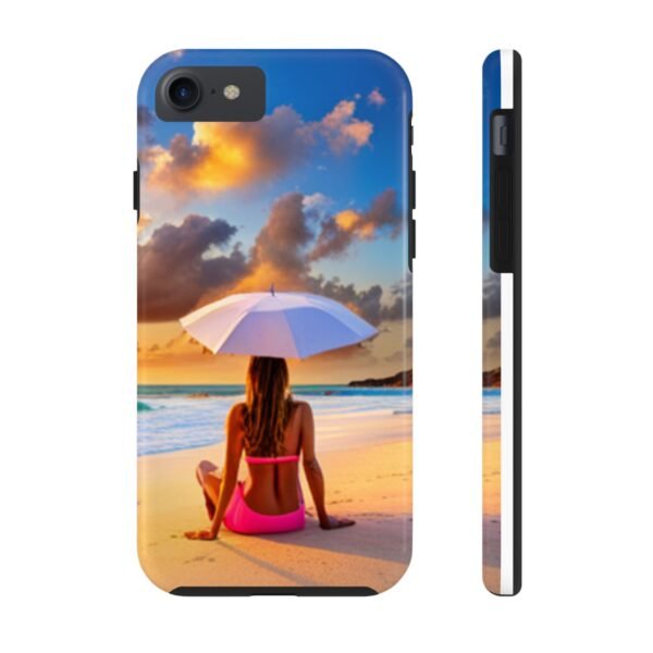 Beautiful Lady On The Beach Tough Phone Cases - Image 2