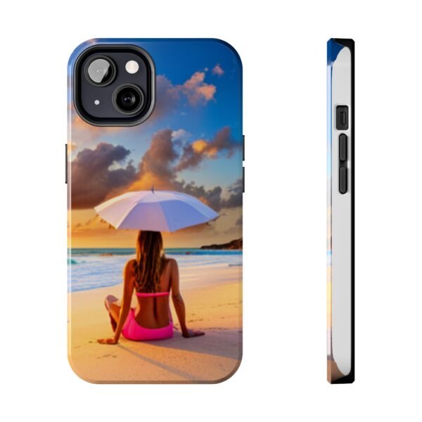 Beautiful Lady On The Beach Tough Phone Cases - Image 23