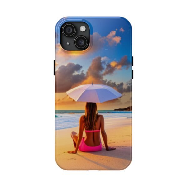 Beautiful Lady On The Beach Tough Phone Cases - Image 33