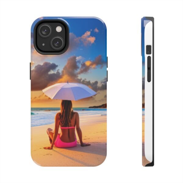 Beautiful Lady On The Beach Tough Phone Cases - Image 27