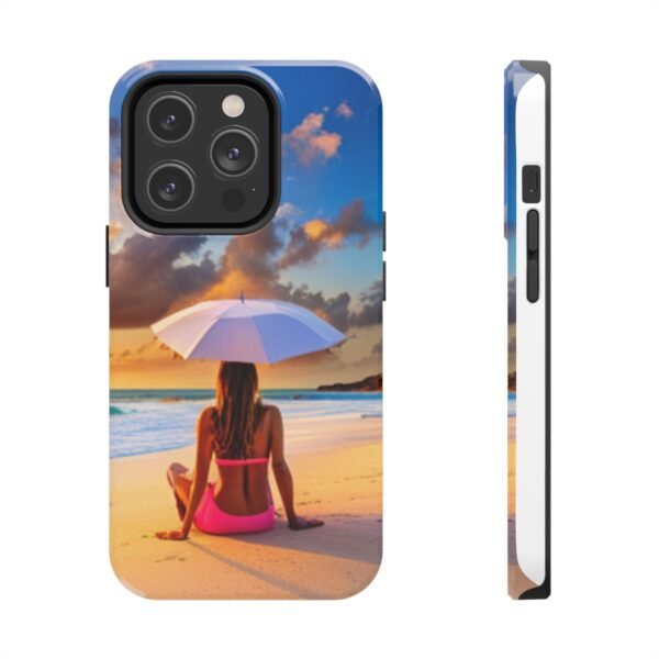 Beautiful Lady On The Beach Tough Phone Cases - Image 28