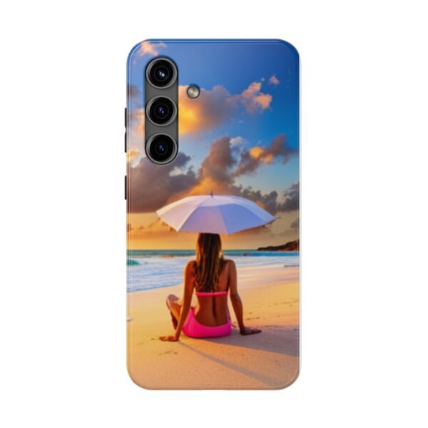 Beautiful Lady On The Beach Tough Phone Cases - Image 35