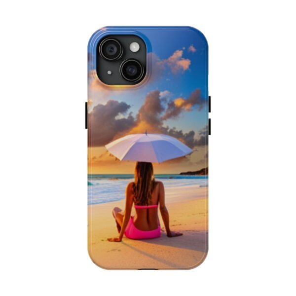 Beautiful Lady On The Beach Tough Phone Cases - Image 31