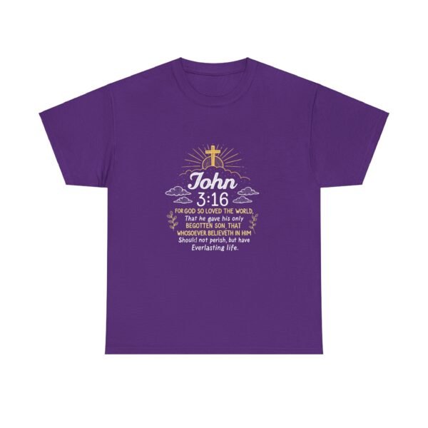 For God So Loved The World John 3:16 Christian Tshirt - Image 13