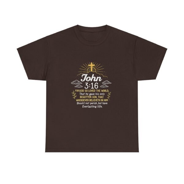 For God So Loved The World John 3:16 Christian Tshirt - Image 5
