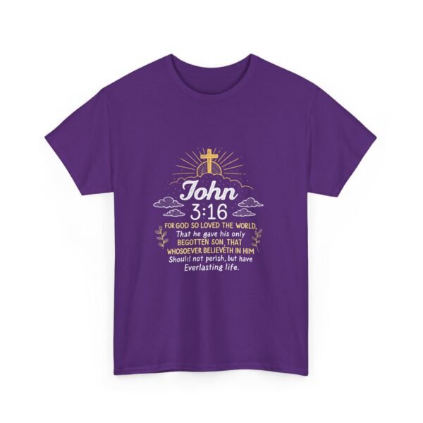 For God So Loved The World John 3:16 Christian Tshirt - Image 15