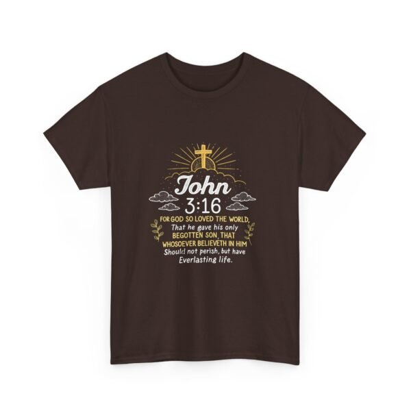 For God So Loved The World John 3:16 Christian Tshirt - Image 7