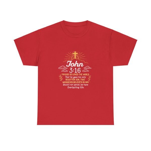 For God So Loved The World John 3:16 Christian Tshirt - Image 17