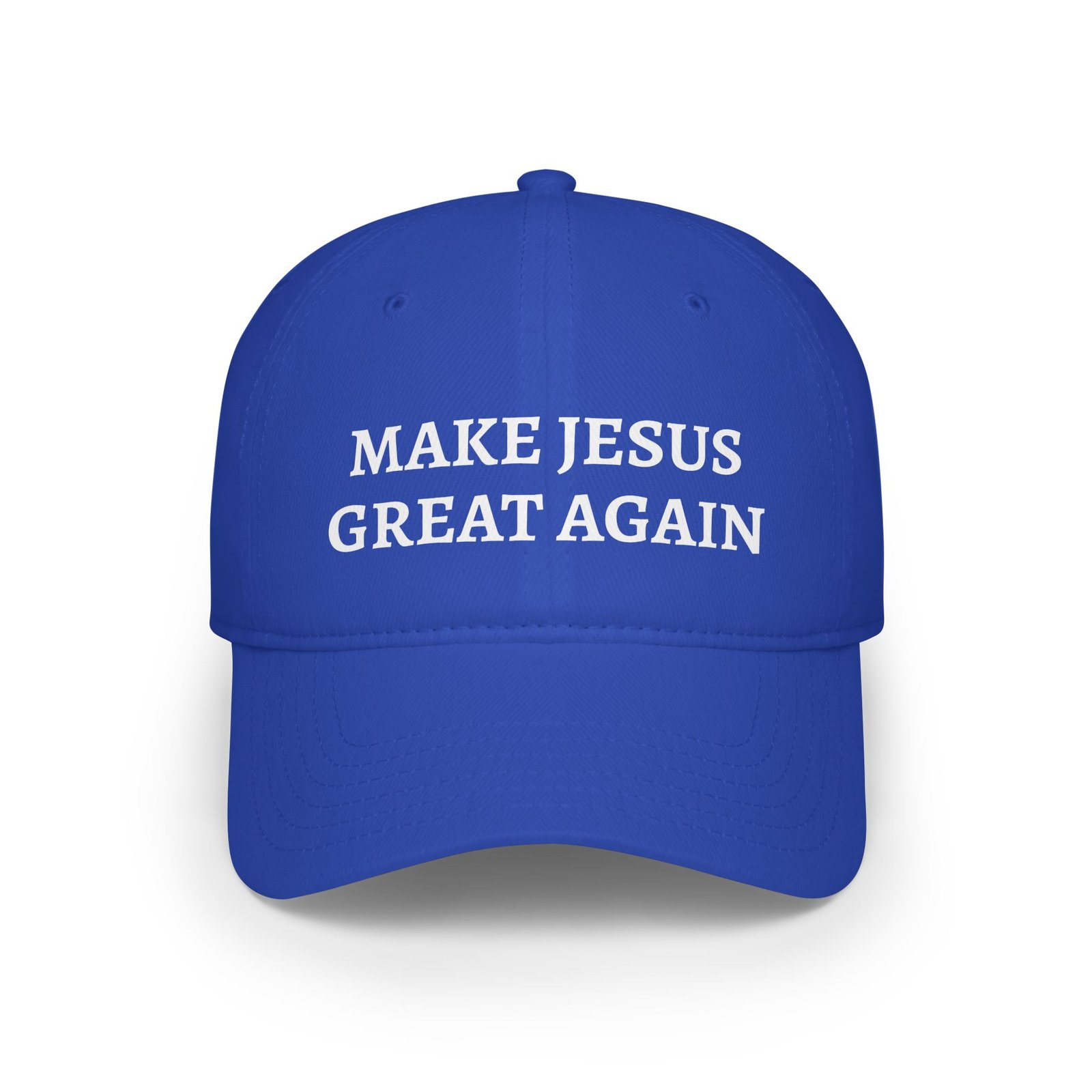 Make Jesus Great Again Low Profile Baseball Cap - Image 9