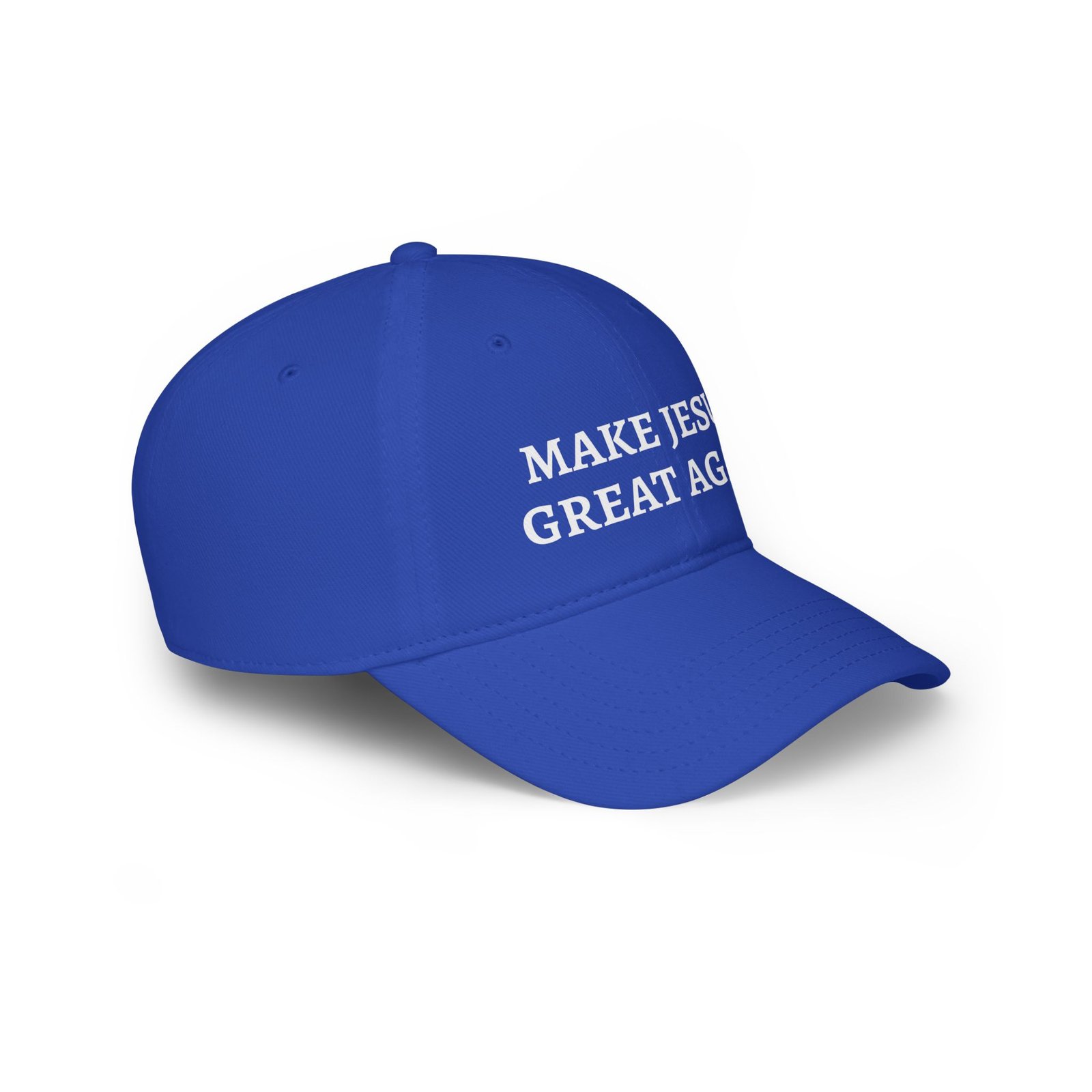 Make Jesus Great Again Low Profile Baseball Cap - Image 11