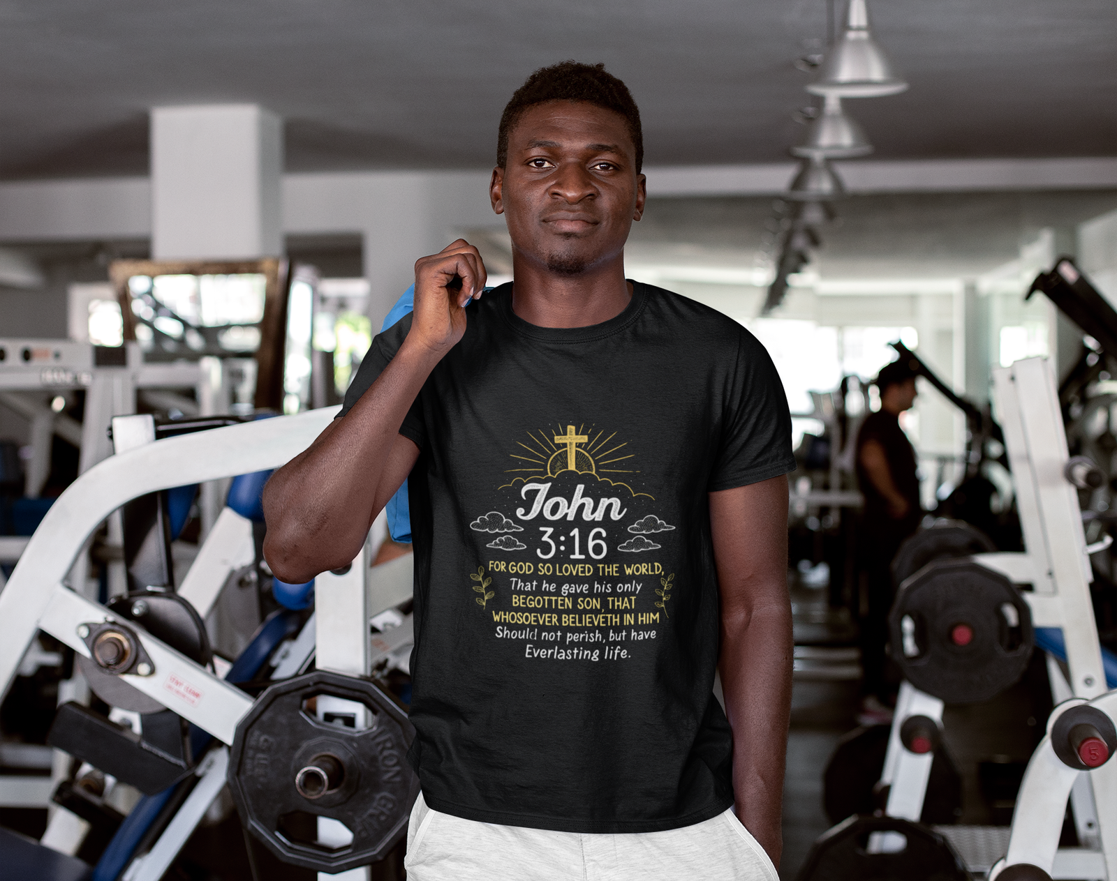 For God So Loved The World John 3:16 Christian T-shirt - Image 3