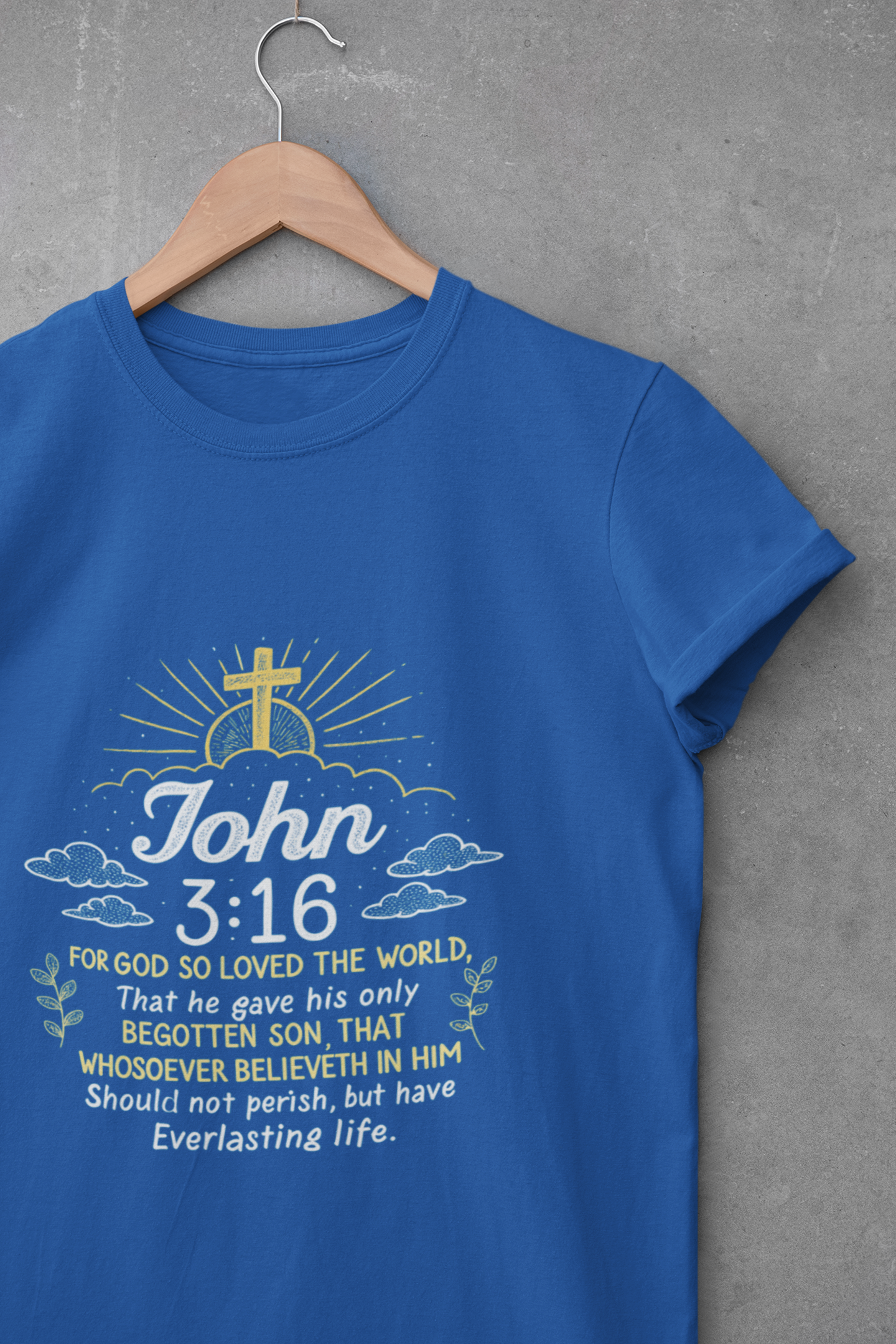 For God So Loved The World John 3:16 Christian T-shirt - Image 9