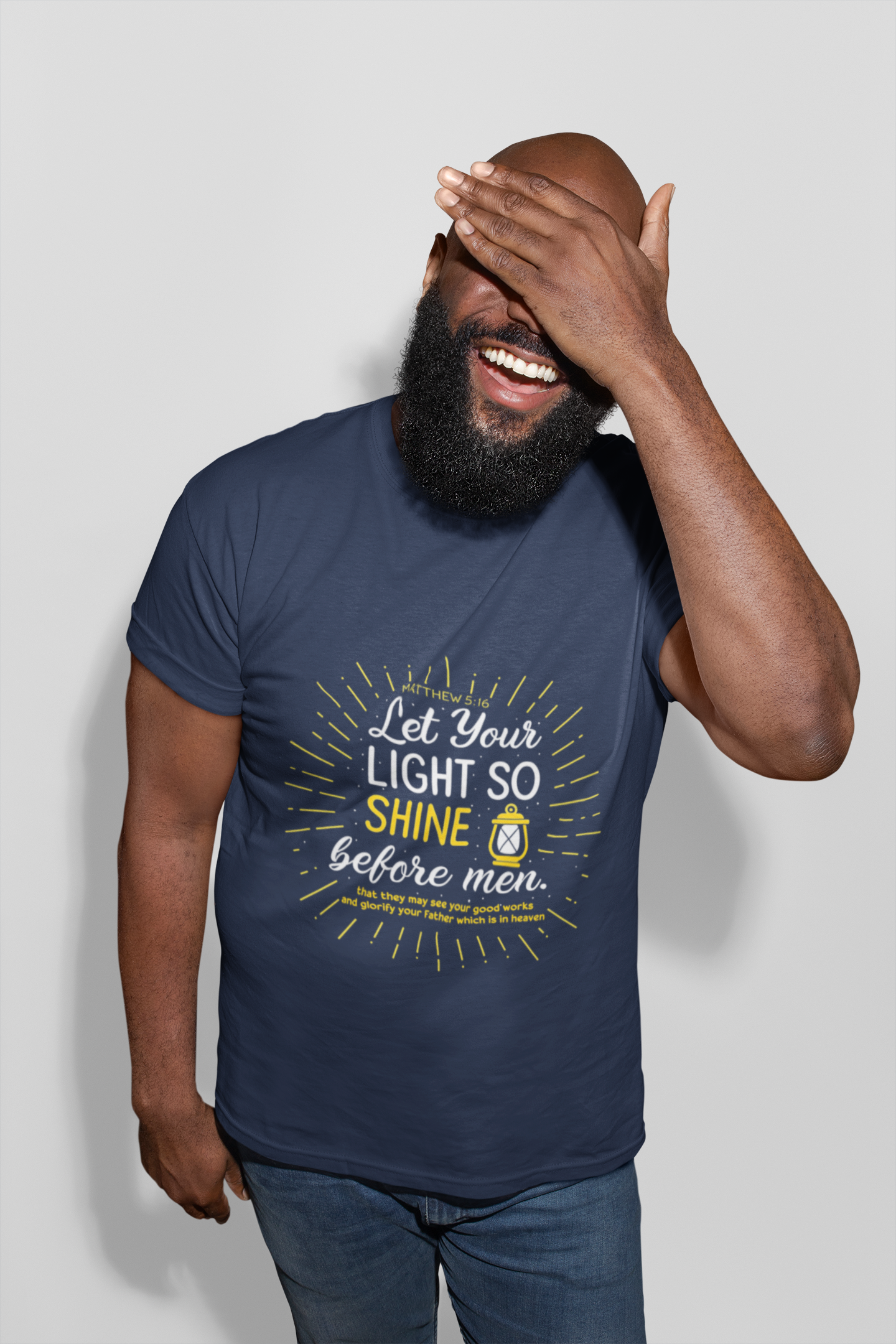 Mathew 5:16 Let Your Light Shine Before Men Christian Tshirt - Image 23