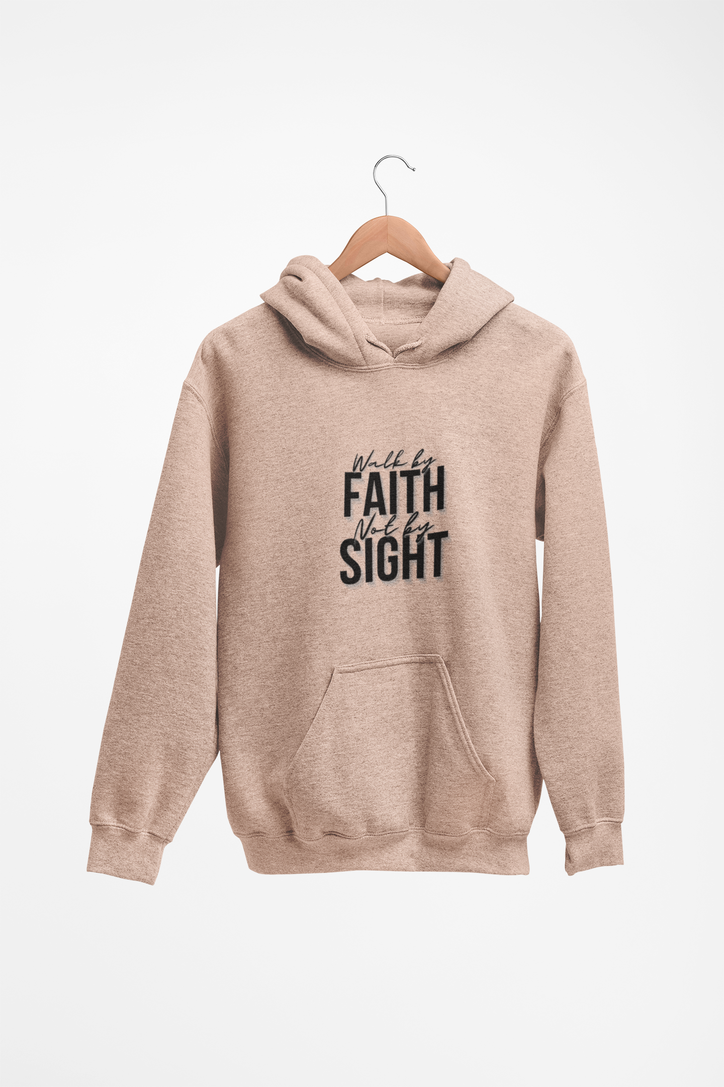 Walk By Faith and Not By Sight Three-Panel Fleece Hoodie - Image 9