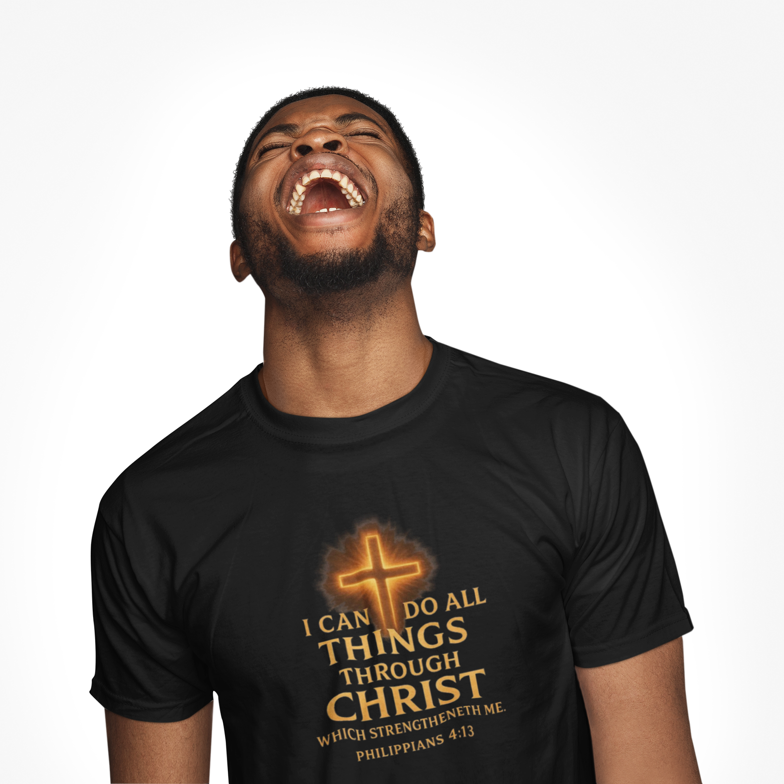 Phillipans 4:13 I Can Do All Things Through Christ Who Gives Me Strength Christian Tshirt - Image 10