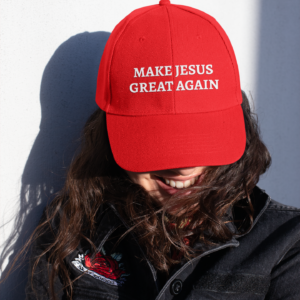 Make Jesus Great Again Low Profile Baseball Cap