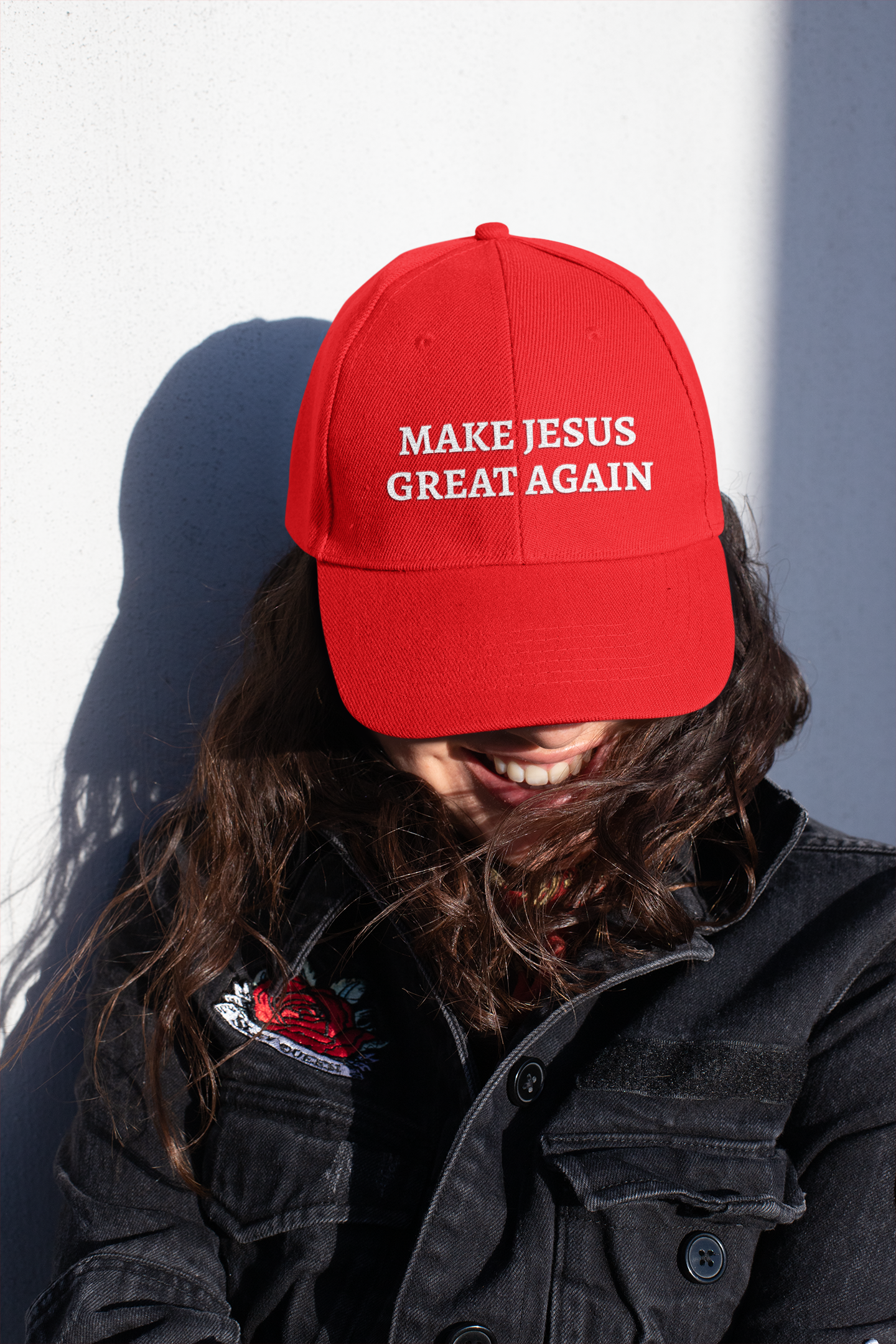 Make Jesus Great Again Low Profile Baseball Cap