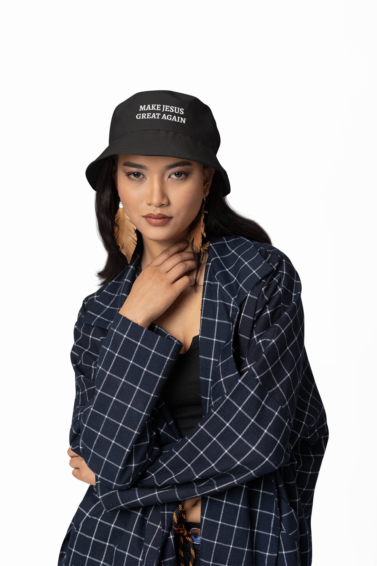 Make Jesus Great Again Low Profile Baseball Cap - Image 5