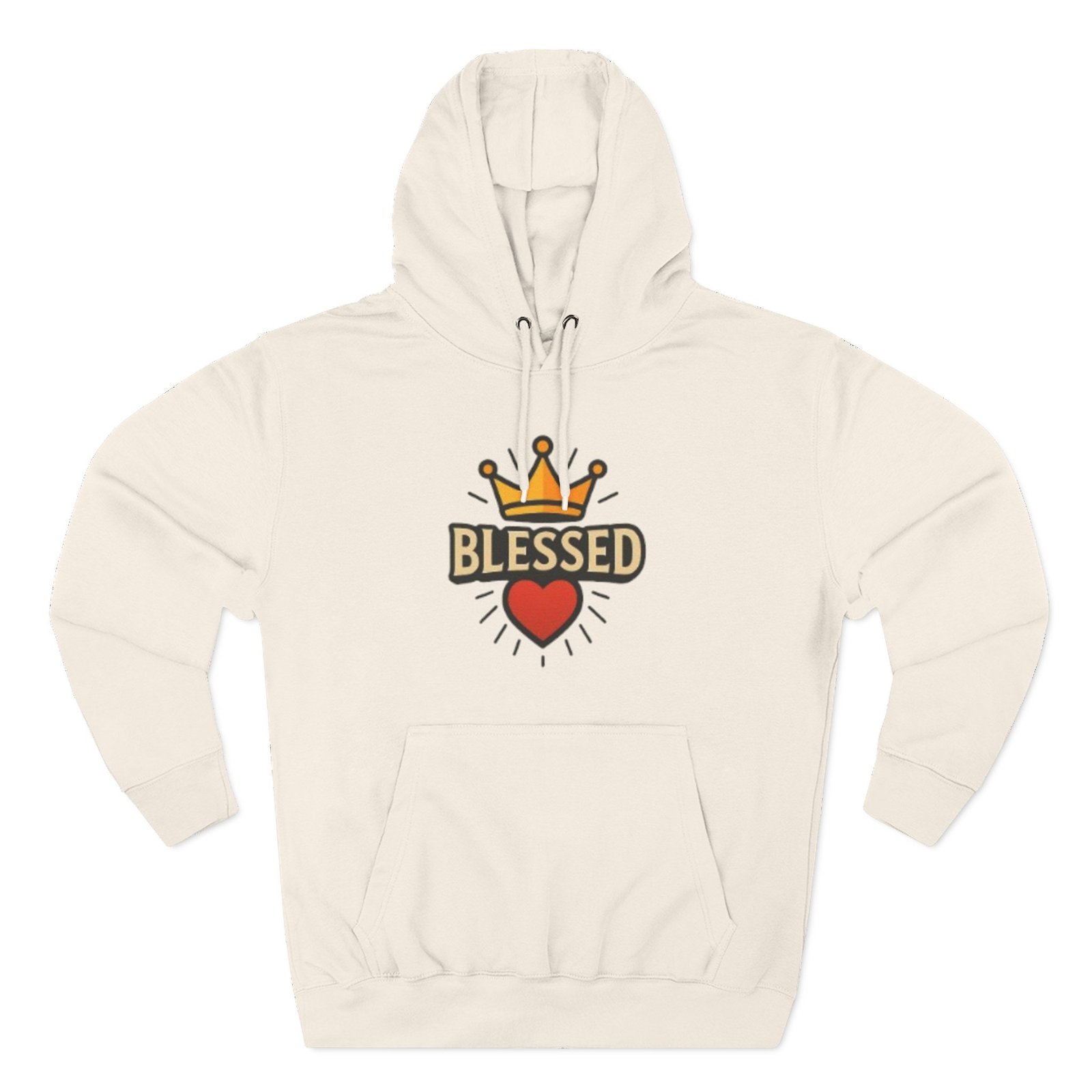 Blessed Women's Beautiful Three-Panel Fleece Hoodie - Image 4