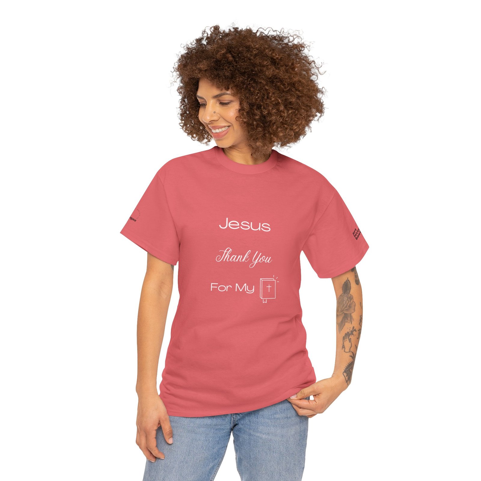 Jesus Thank You For My Bible Christian Tshirt - Image 12