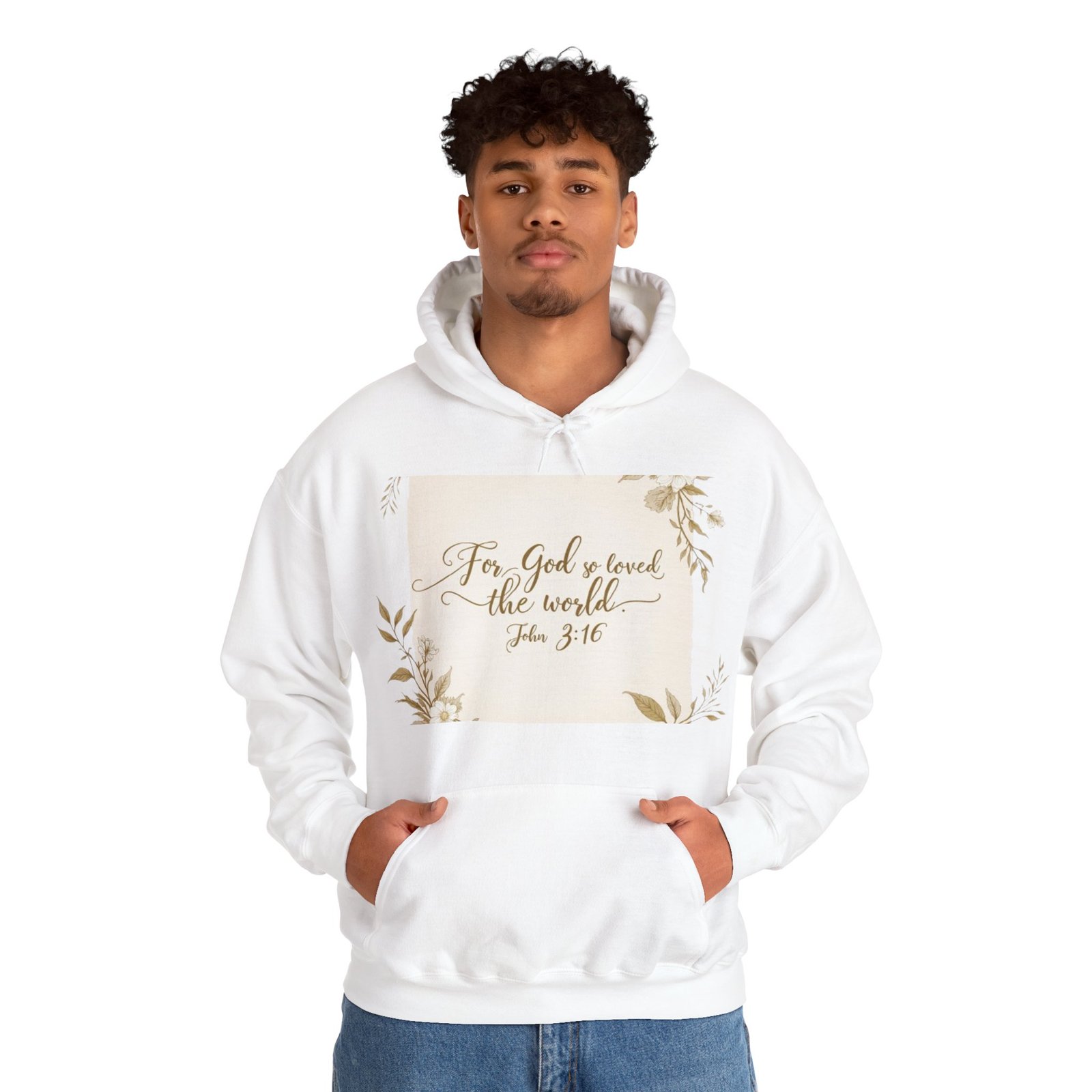 For God So Loved The World Christian Hoodie Sweatshirt - Image 4