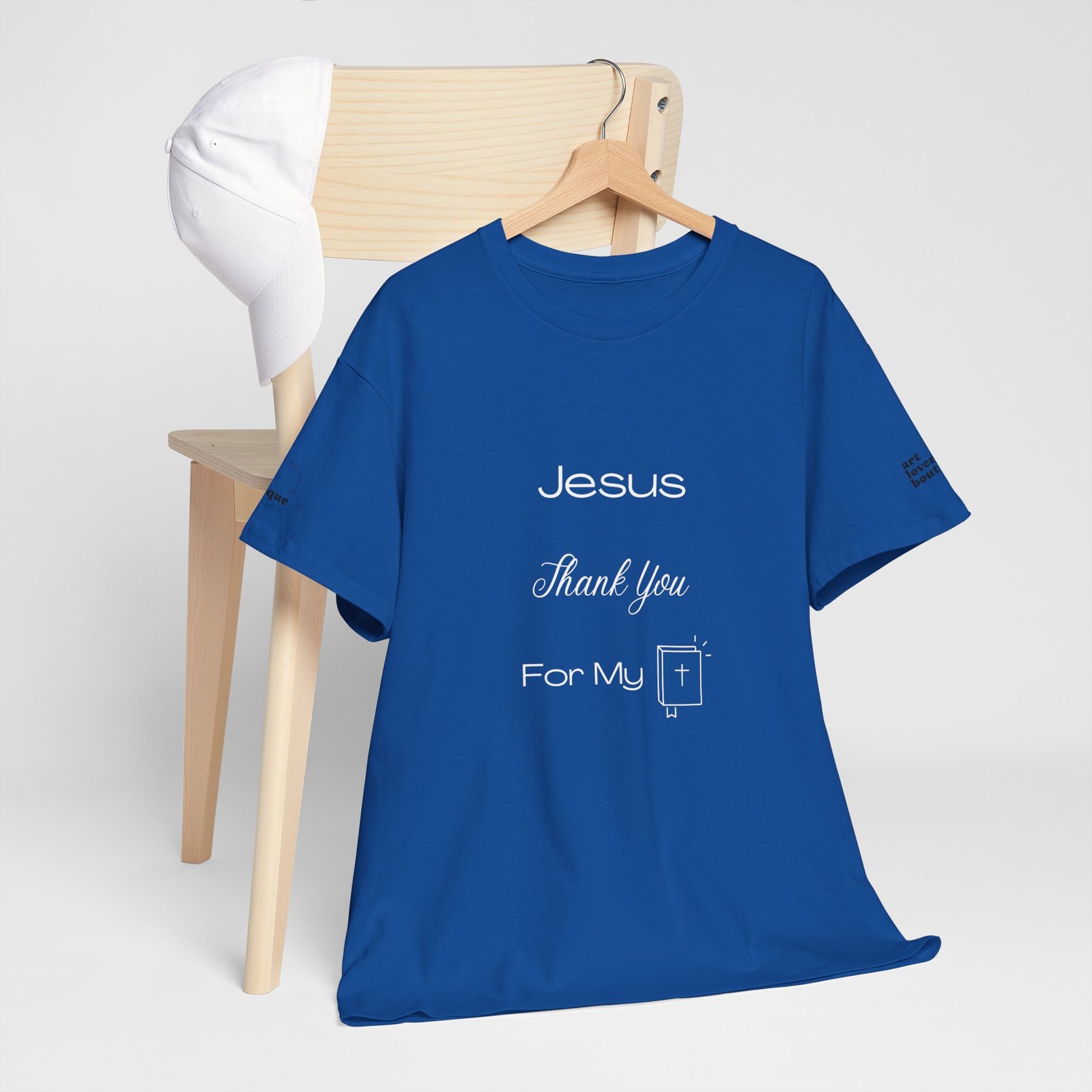 Jesus Thank You For My Bible Christian Tshirt - Image 2