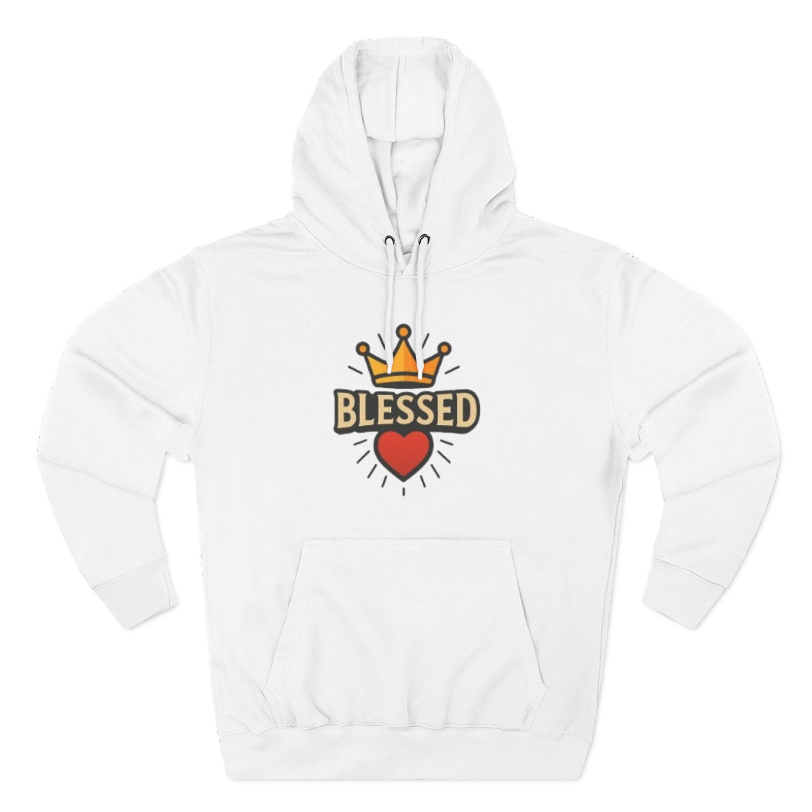Blessed Women's Beautiful Three-Panel Fleece Hoodie - Image 3