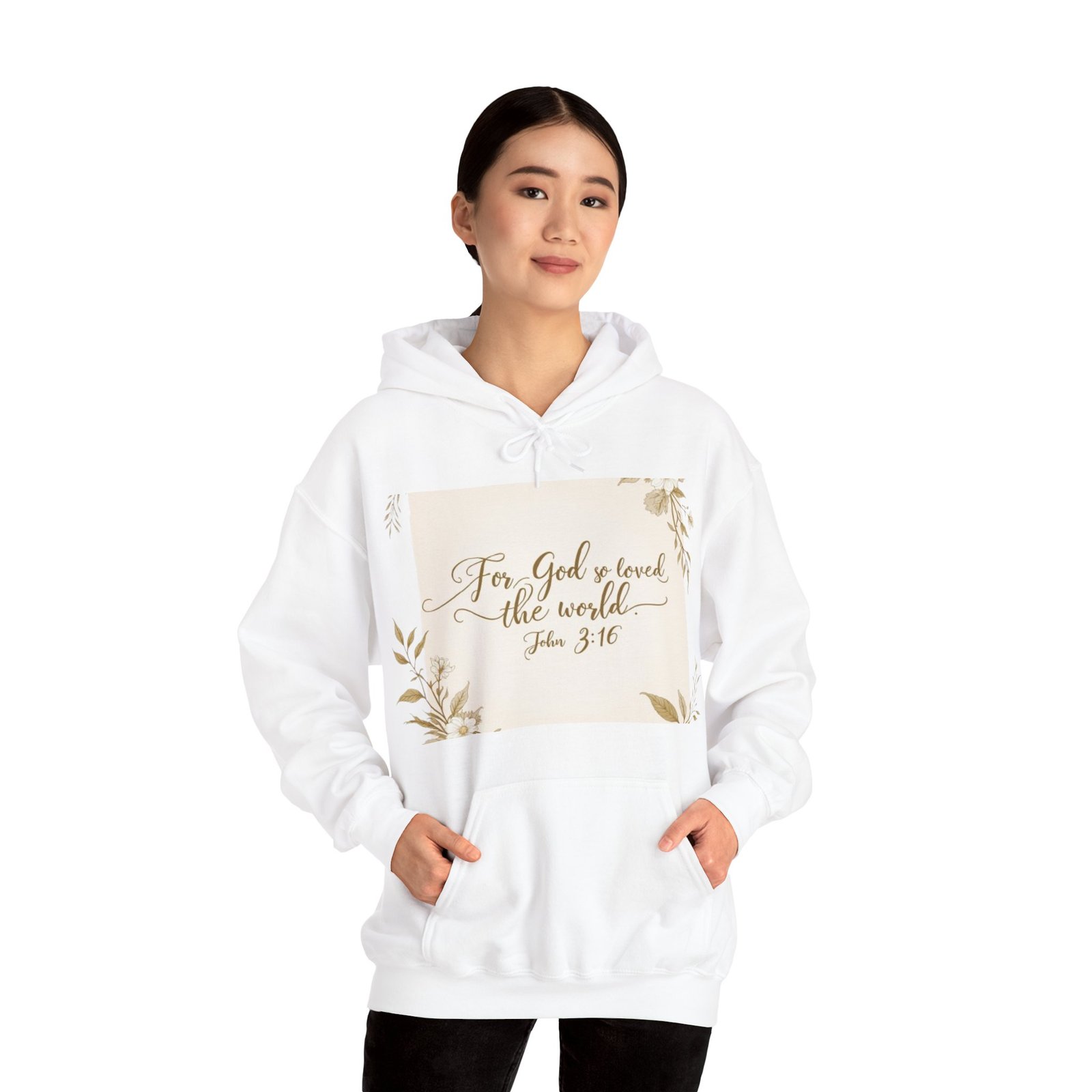 For God So Loved The World Christian Hoodie Sweatshirt - Image 6