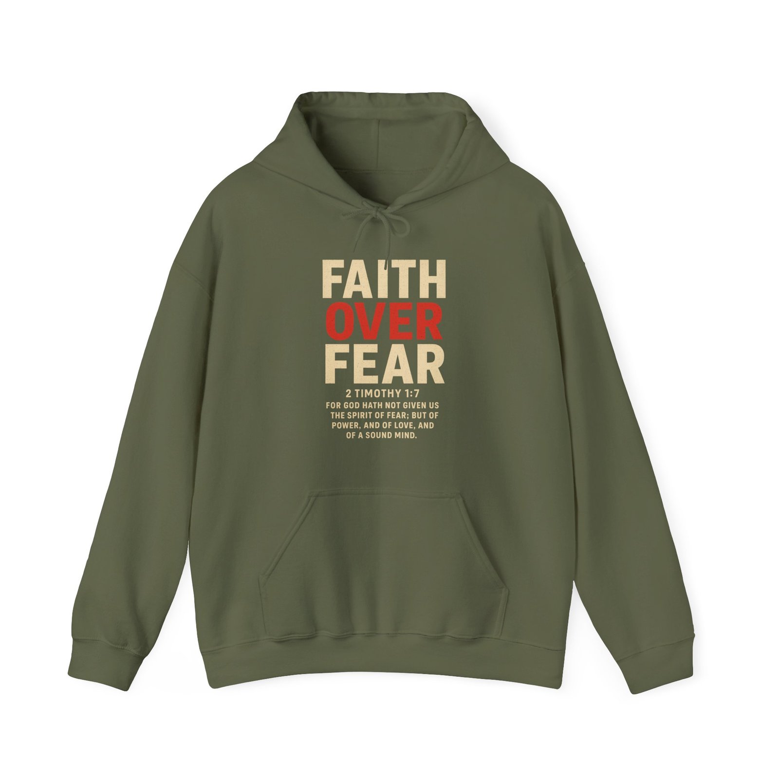 Fear Over Fear Christian Hoodie Sweatshirt - Image 10