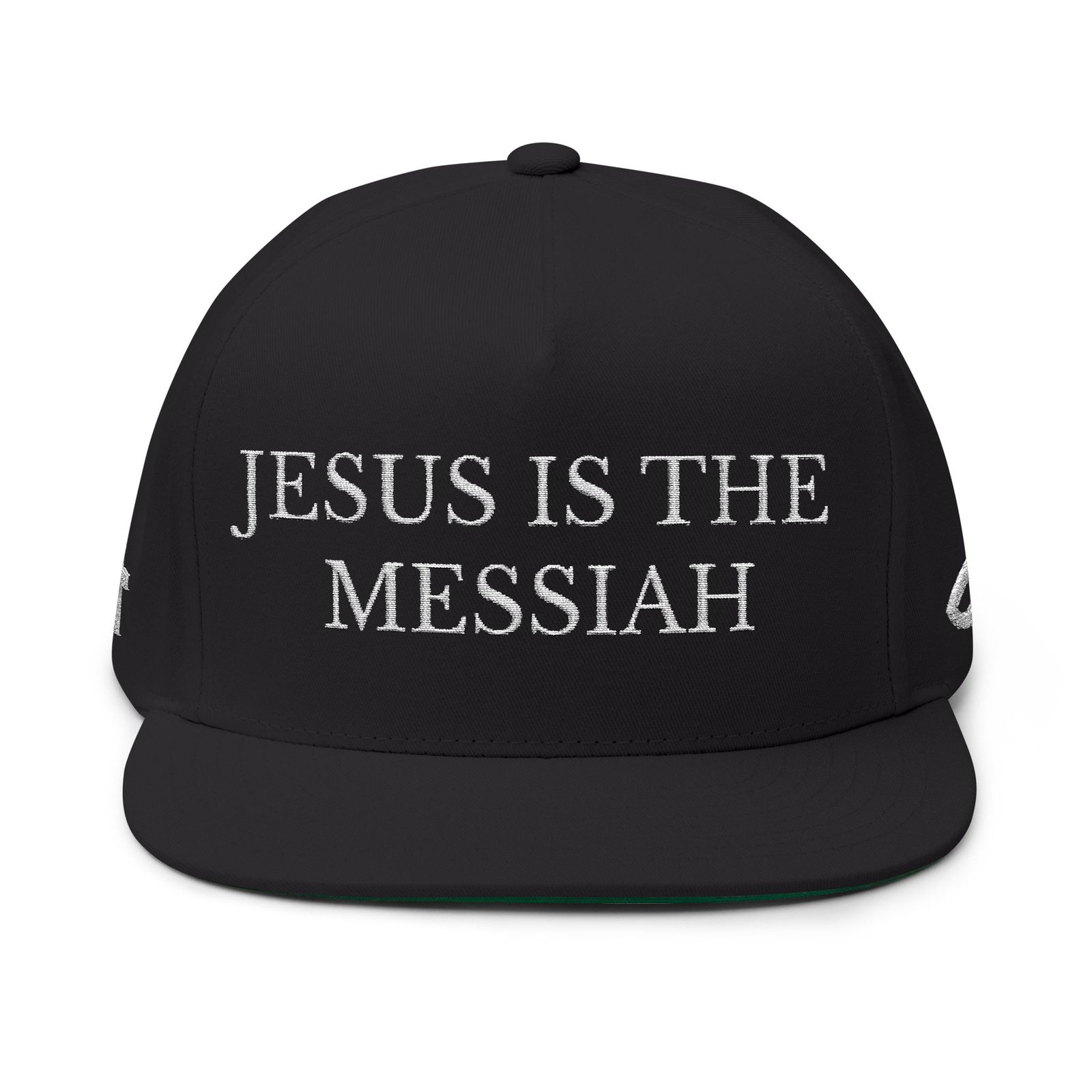 Jesus Is The Messiah Flat Bill Cap (Embroidery) - Image 7
