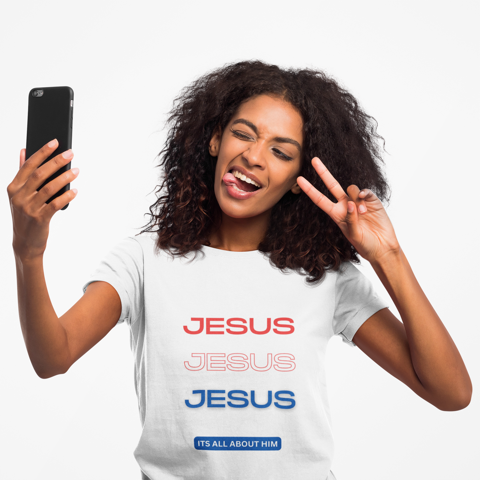 Jesus Jesus Jesus, It's All About Him T-shirt - Image 3