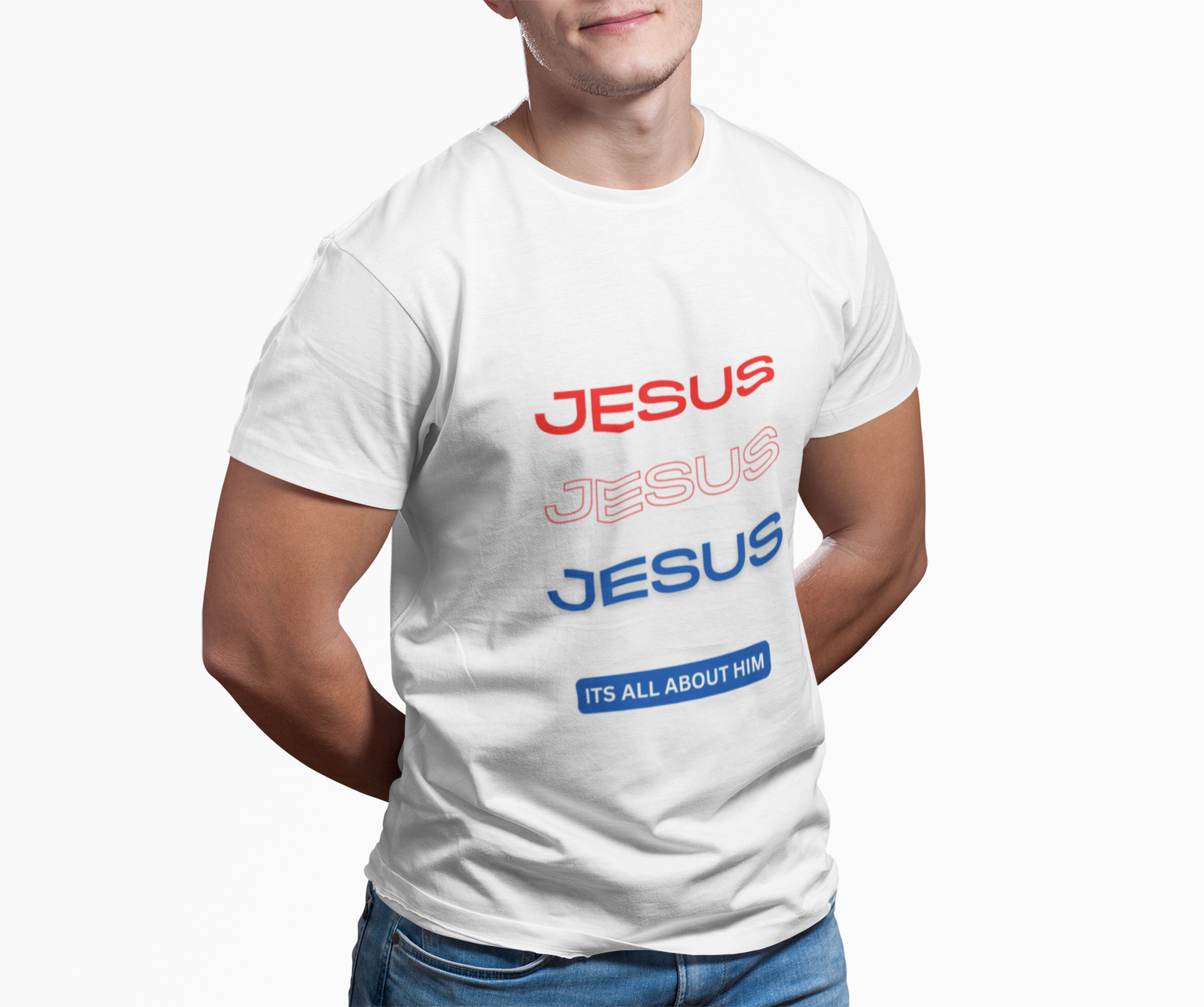 Jesus Jesus Jesus, It's All About Him T-shirt - Image 4