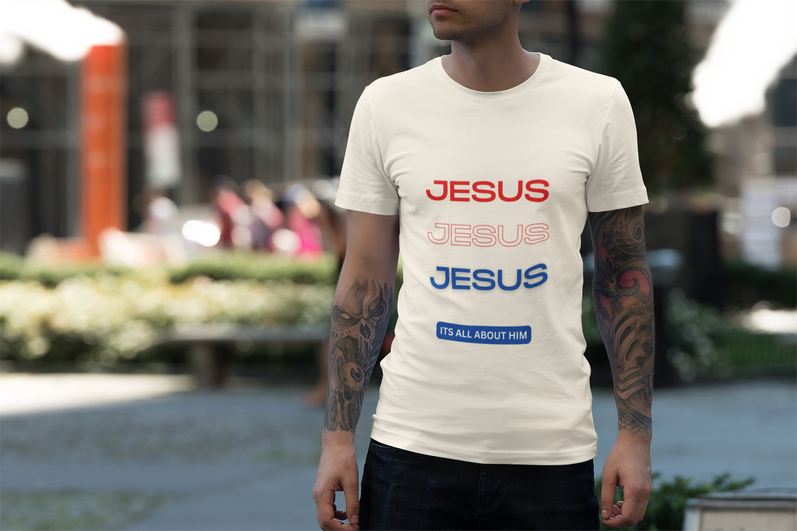 Jesus Jesus Jesus, It's All About Him T-shirt - Image 10