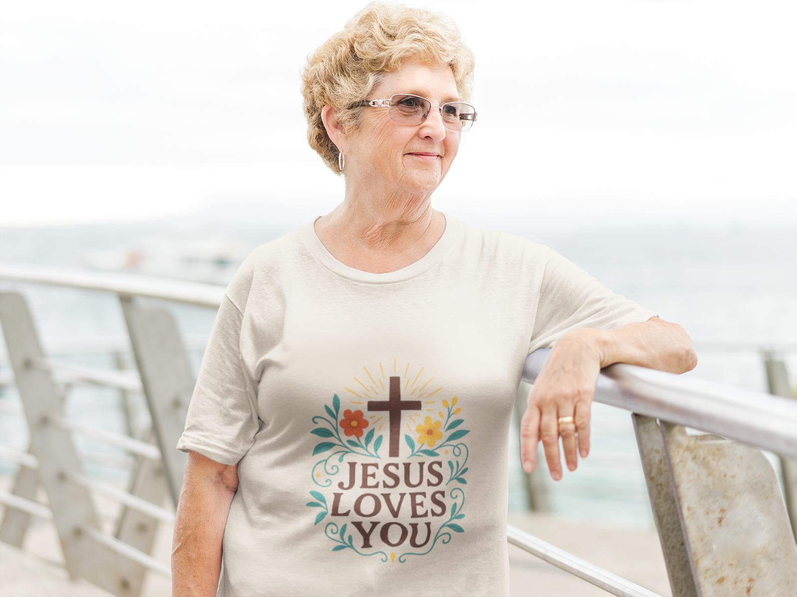 Jesus Loves Your Women's Beautiful Tshirt - Image 11