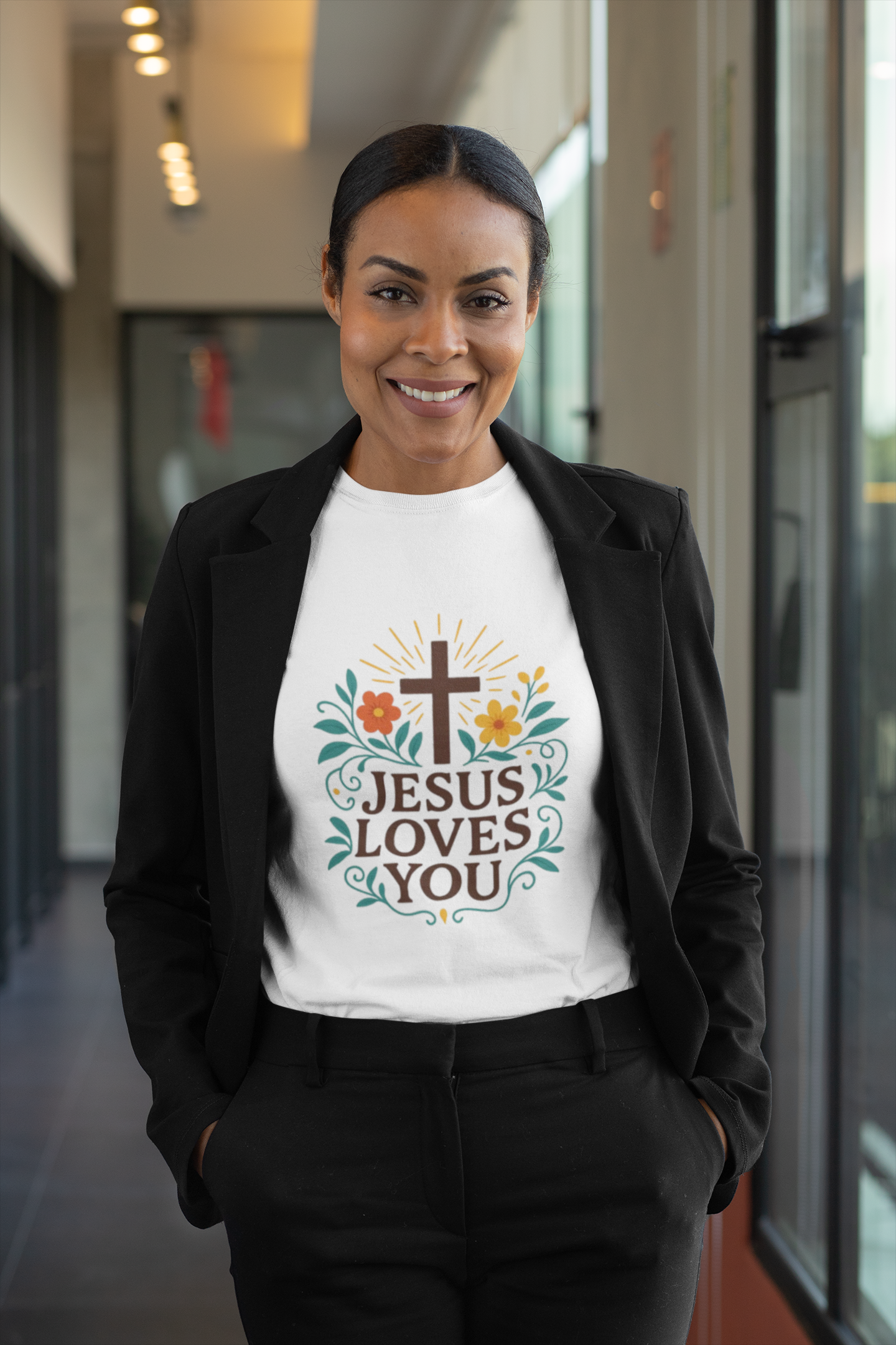 Jesus Loves Your Women's Beautiful Tshirt