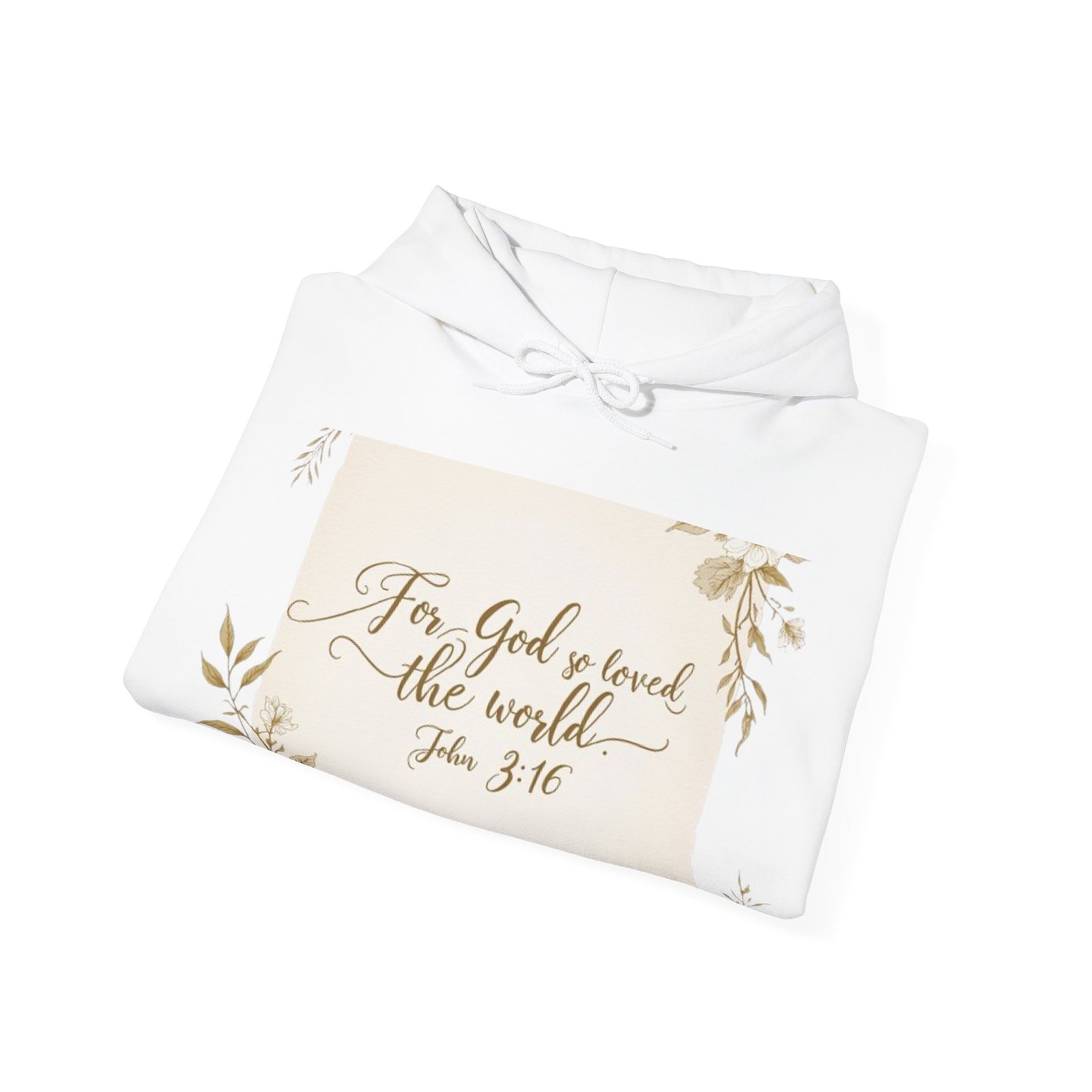 For God So Loved The World Christian Hoodie Sweatshirt - Image 3