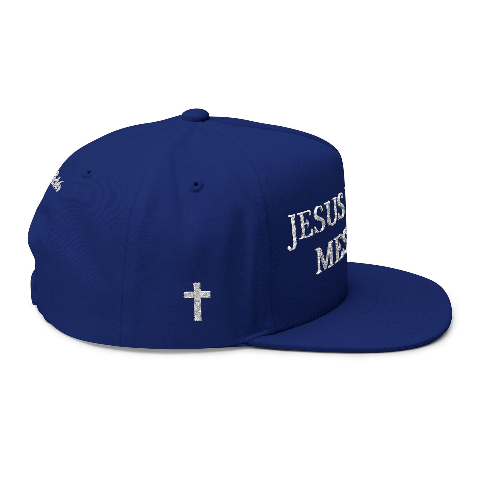 Jesus Is The Messiah Flat Bill Cap (Embroidery) - Image 3