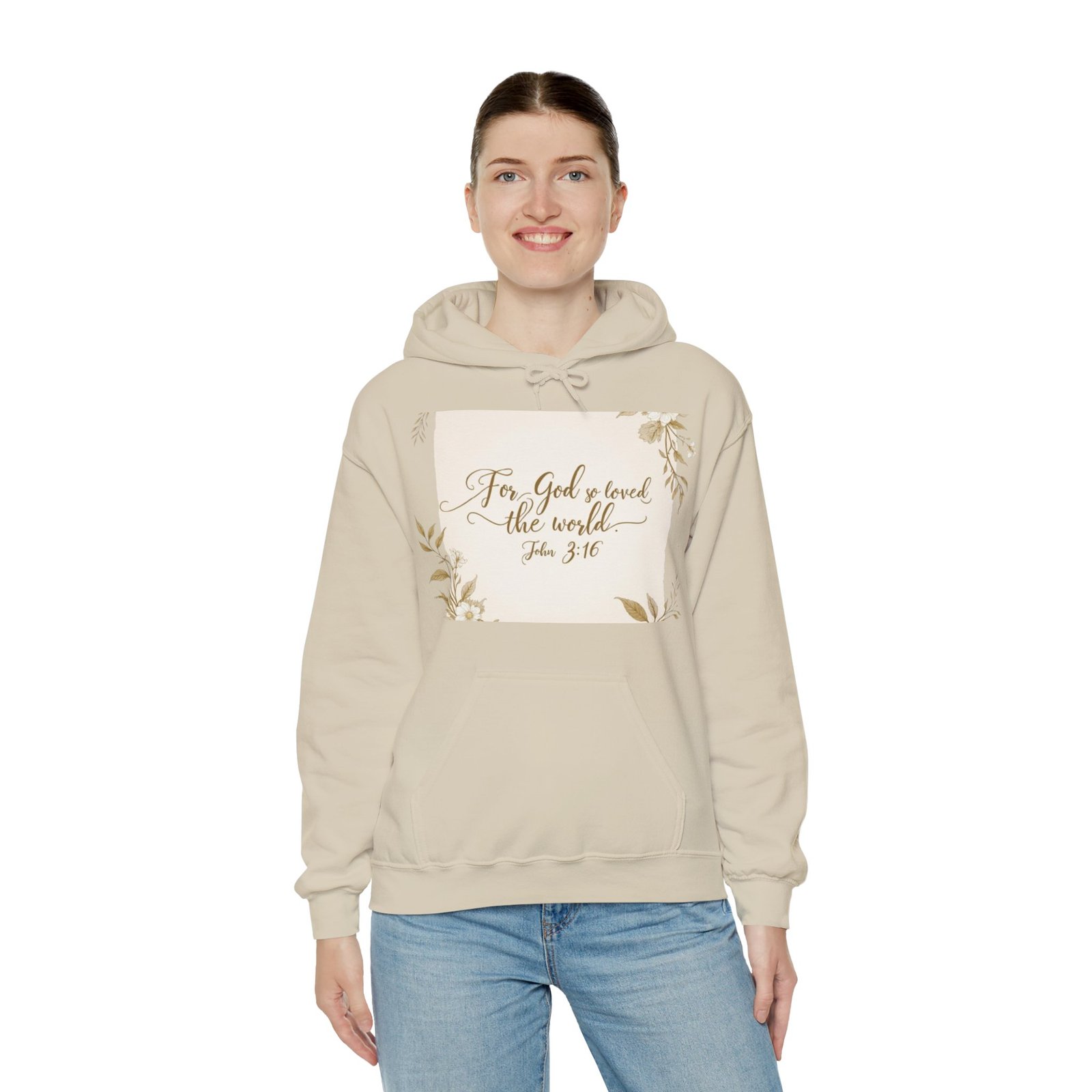 For God So Loved The World Christian Hoodie Sweatshirt - Image 11