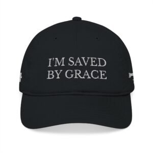 I'm Saved By Grace Embroidered Baseball Cap
