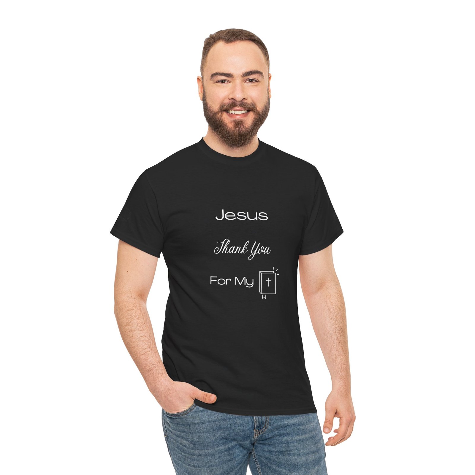 Jesus Thank You For My Bible Christian Tshirt - Image 8