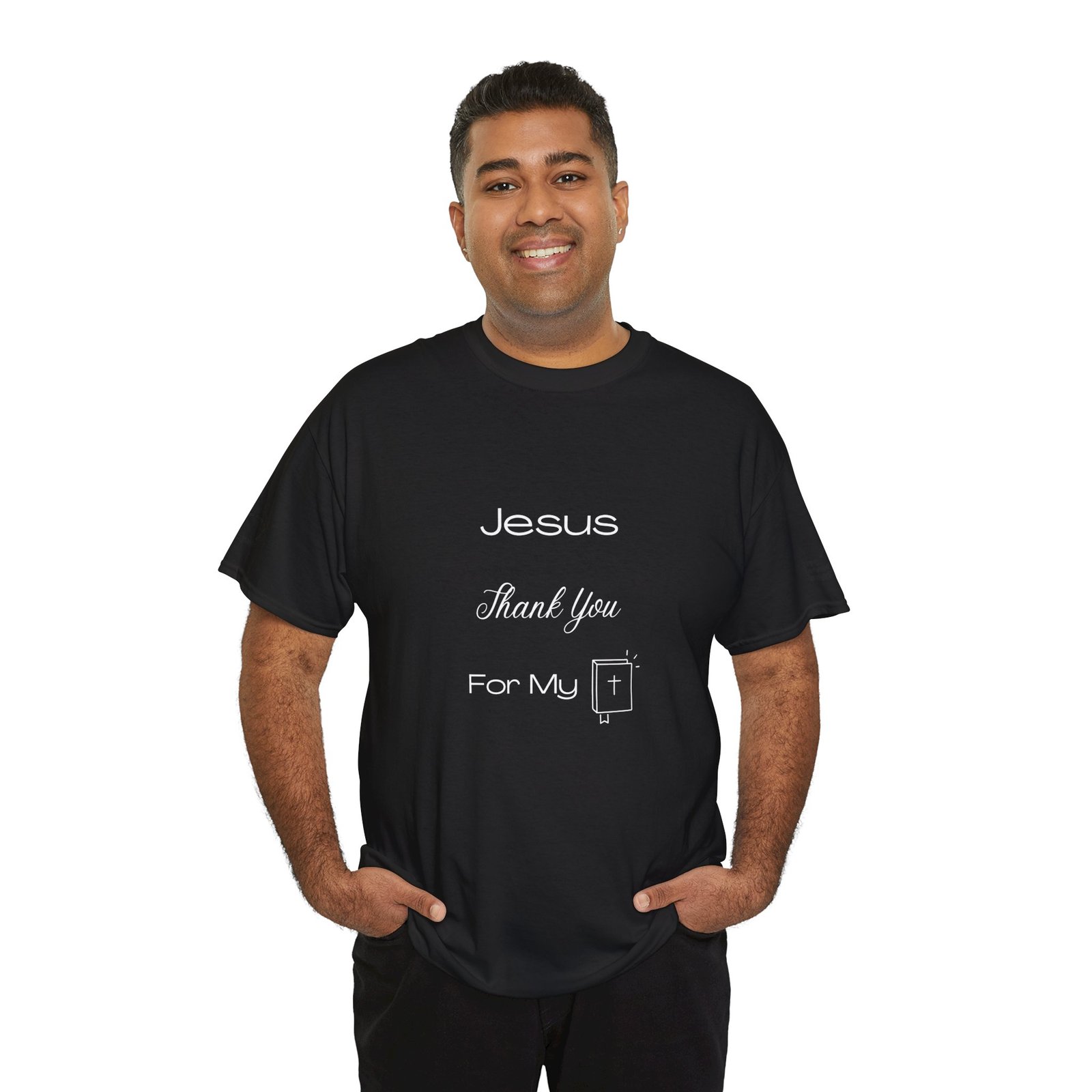 Jesus Thank You For My Bible Christian Tshirt - Image 5