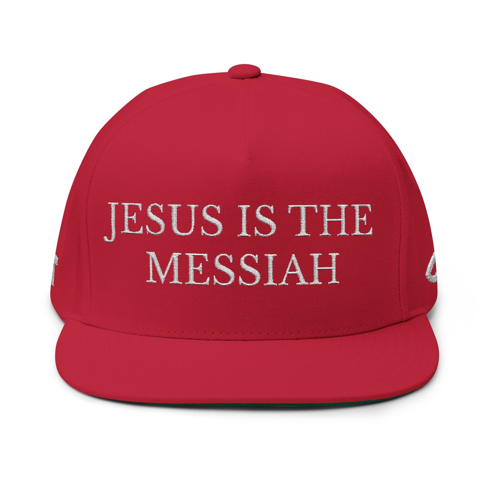 Jesus Is The Messiah Flat Bill Cap (Embroidery) - Image 4