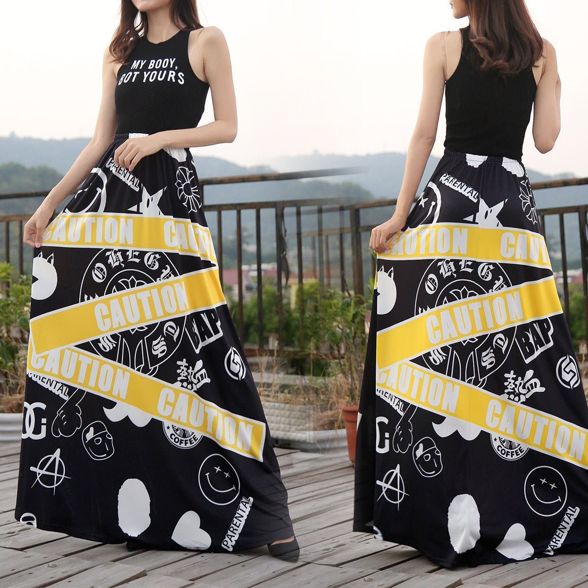 Women's Bud Skirt Mouse Waist Long Skirts - Image 10