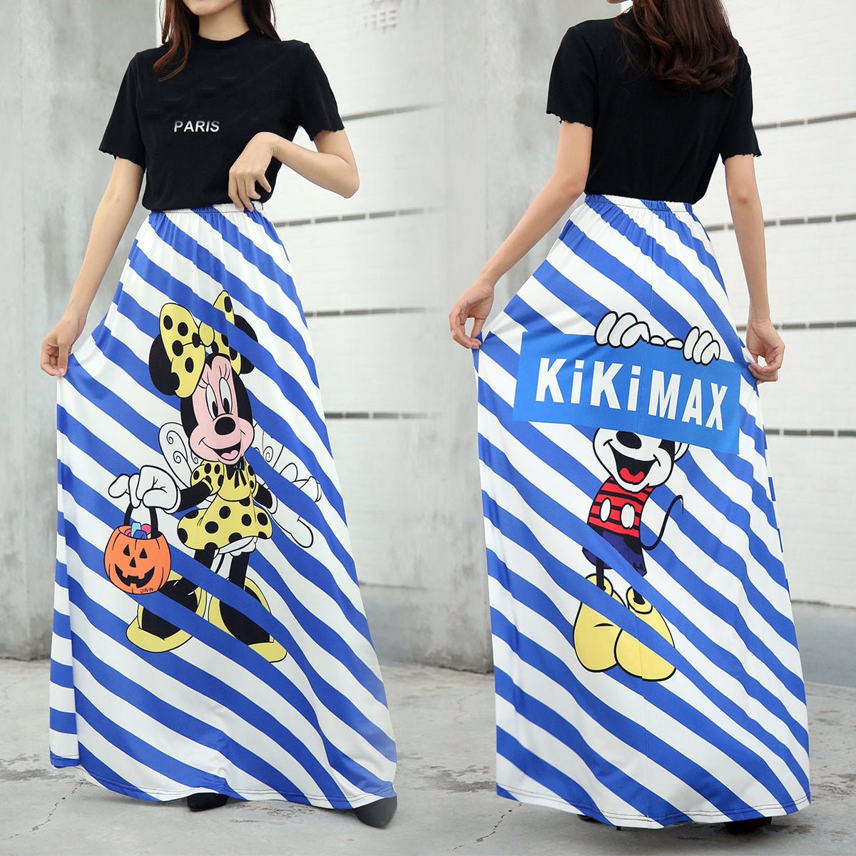 Women's Bud Skirt Mouse Waist Long Skirts - Image 11